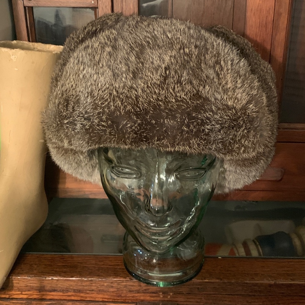 Leather and Rabbit HAT - Picture 4 of 10